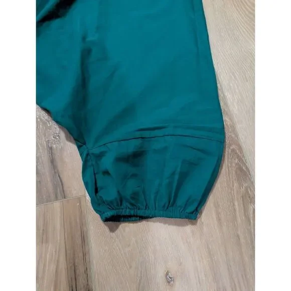 LikeMary Harem Jumpsuit Pants XL 1XL Boho Festival Yoga Cotton Pockets Teal BNWT - Picture 12 of 15